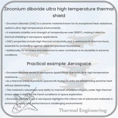 Zirconium Diboride: High-Temperature Ceramic Applications and Cutting-Edge Aerospace Components!